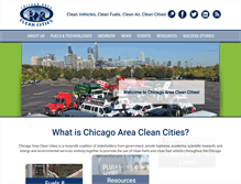 Tablet Screenshot of chicagocleancities.org